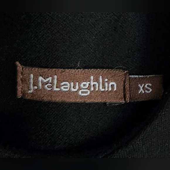 FREE J. McLaughlin Black Knit Sleeveless Sheath Dress | Black Women's Size XS - Picture 6 of 9